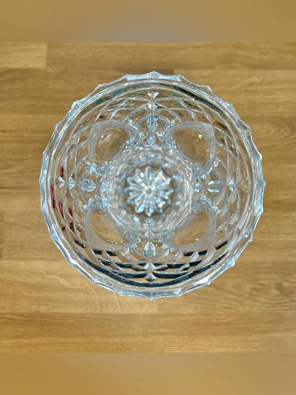 Vintage Nachtmann 24% Lead Crystal Vase | 9” West Germany Floral Cut Detail